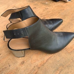 Calvin Klein Buckle Booties